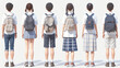 © ARM - School Uniform in game Asset Style