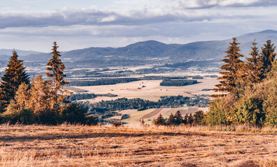 Sticker - View of the Bystrzyckie Mountains and the Klodzko Valley