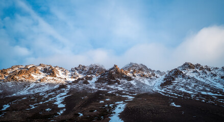 Wall Mural - snow covered mountains