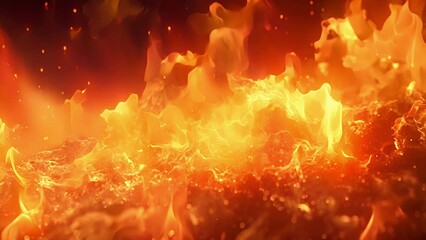 Wall Mural - a captivating display of fire and music as the inferno choirs harmonies dance a the flickering flame