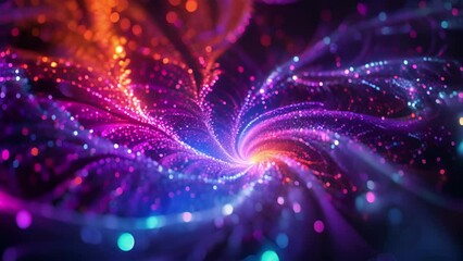 Wall Mural - a feast for the senses this mesmerizing show of digital fireworks ilrates a beautiful fusion of ligh