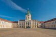 Berlin, Germany, front side at Charlottenburg Palace (Schloss) the Baroque summer palace