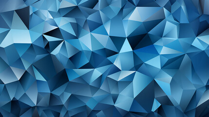 Wall Mural - Ultramarine_abstract_polygon_background