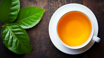 Sticker - Aromatic awakening: steam rises, signaling the start of your day with freshly brewed tea.