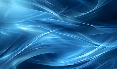 Wall Mural - blue abstract background with some smooth lines in it,generative ai