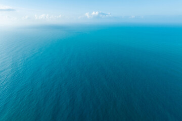 Wall Mural - Aerial view of beautiful sea surface