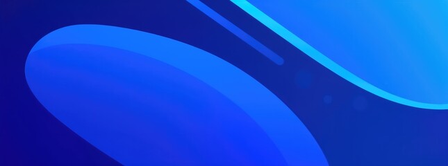 Wall Mural - blue vector gradient paper layer circle blue abstract background. curves and lines use for banner sh