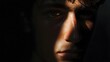 © Epic graphy - 'Enigmatic Portrait: Half-Face Hidden in Shadow, Ultra Realistic 8K - Mirrorless Camera Capture'