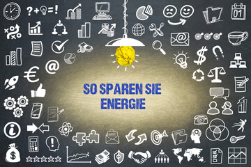 Poster - So sparen Sie Energie	