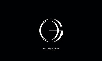 Wall Mural - GO, OG, G, O, Abstract Letters Logo Monogram