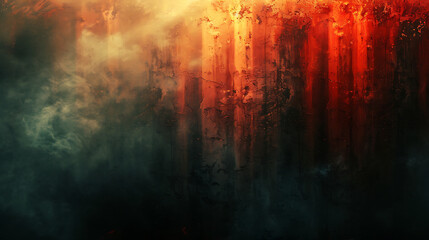 Wall Mural - abstract vintage with overlay texture, spotlight, fire