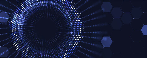Abstract vector background. Futuristic technology style. Elegant background for business tech presentations.