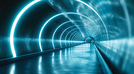  Luminous Tunnel Turns: Detailed Light Source