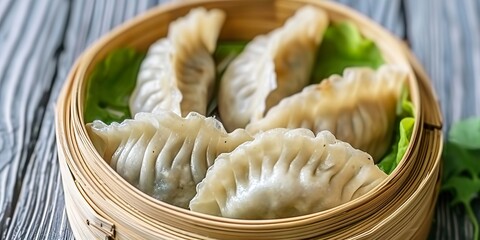 Wall Mural - chinese steamed dumplings