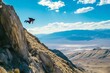 © Sergei - wingsuit glider on top of the mountain