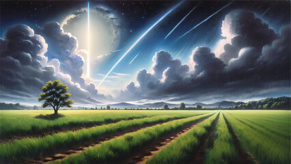 Wall Mural - road to the sky