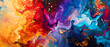 Colorfull beauty abstract painting texture
