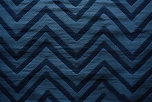 Blue Zig-zag Wave Pattern Carpet Texture Background