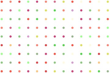 Canvas Print - seamless pattern with color dots