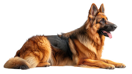 german shepherd dog isolated