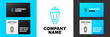 Blue line Garden light lamp icon isolated on white background. Solar powered lamp. Lantern. Street lamp. Logo design template element. Vector