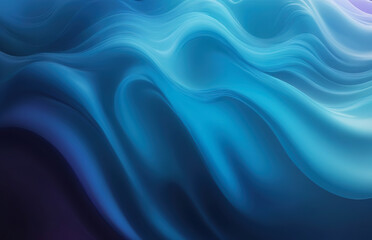 Wall Mural - Blue Soft and liquid color waves background