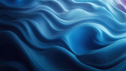 Wall Mural - Blue Soft and liquid color waves background