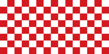 Bold Red And White Checkerboard Texture, A Bold And Striking Checkerboard Texture With Deep Red And White Squares, Creating A High-contrast Visual Effect