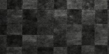 Charcoal Square Checkered Carpet Texture