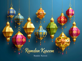 ramadan kareem background vector graphics  illustration
