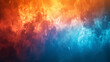 Gradient background that goes from a light blue color like opal to a bright orange color like tangerine.