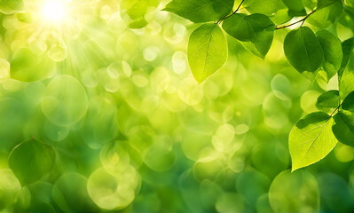 Poster - Summer sunlight bokeh