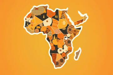 Poster - Discover the essence of Africa with a captivating map