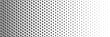 © eNJoy Istyle - horizontal halftone of white heart on black home design for pattern and background.