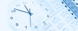 © Stillfx - Time management. Clock face and calendar page