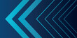 © ILHAM - Dark blue abstract background with glowing arrow lines. Modern shiny blue geometric lines design. Technology futuristic concept. Horizontal banner template.