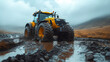 © Andrii  - Muddy Trailblazing with a Tractor