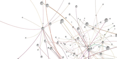 Abstract network of physical devices on the Internet using a network connection