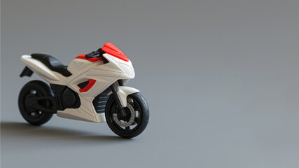 Wall Mural - Motorcycle toy for high speed on the table, sport concept