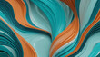 3D Abstract Colourful  Waves Background 