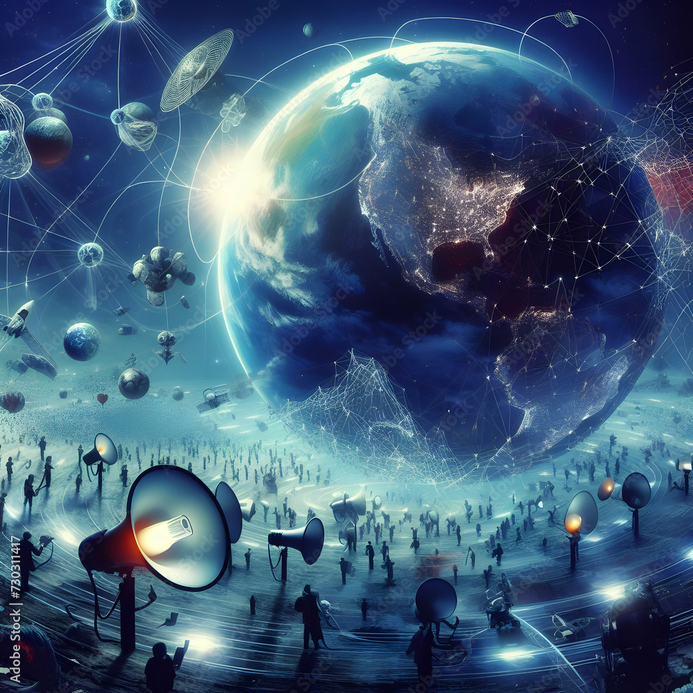 Dive into the pulsating matrix of connectivity that defines our modern ...