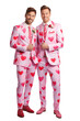 © Suplim - Elegant Men in Love with Pink Suits and Flowers