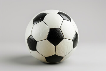 A football isolated on a white background