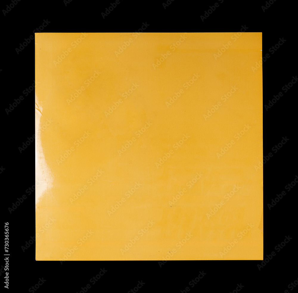 Vinyl Record Album EP Cover Texture Mockup. Realistic paper overlay ...
