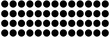 Dot pattern seamless background. Polka dot pattern template Monochrome dotted texture