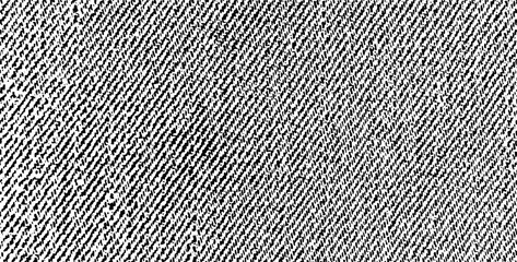 Vector fabric texture. Distressed texture of weaving fabric. Grunge background. Abstract halftone vector illustration. Overlay to create interesting effect and depth. Black isolated on white. EPS10.