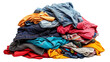 © Media Srock - Pile of dirty laundry Isolated transparent background. PNG Format.