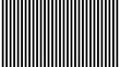 Black and white monochrome vertical stripes pattern. Simple design for a background. Uniform lines in contrasting tones creating visual rhythm and balance. Optical illusion. Vector.