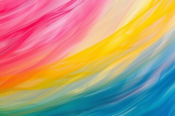 Canvas Print - Abstract design vibrant colors textures wave motion. Rainbow gradient blends, bright colorful backdrop. Lines artistry pattern illustration, blur colorful wallpaper visually blue, green background.