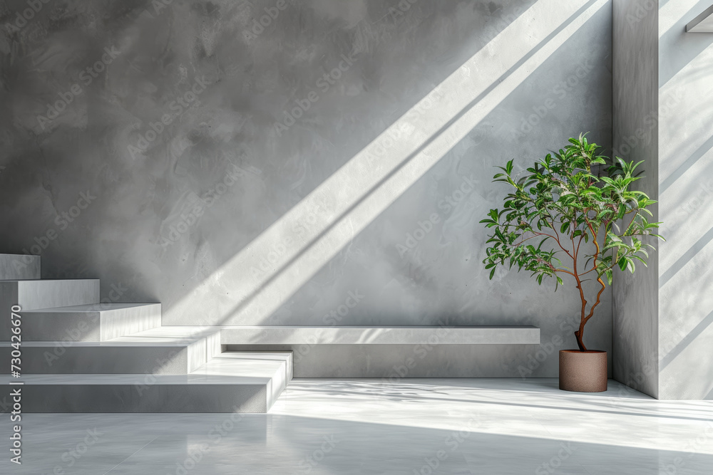 A monochromatic palette enriched by delicate gradients, capturing the